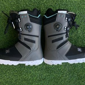 DC Gizmo BOA Snowboard Boots Black Grey 2014 Mens SIZE US 10.5